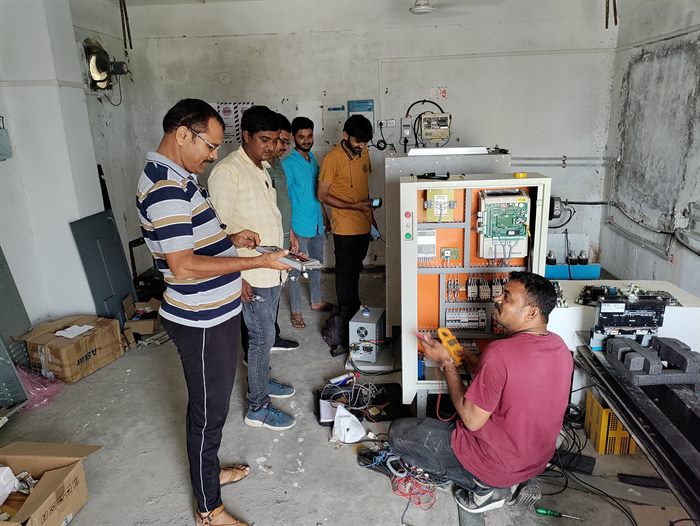 Lift installation and finishing work